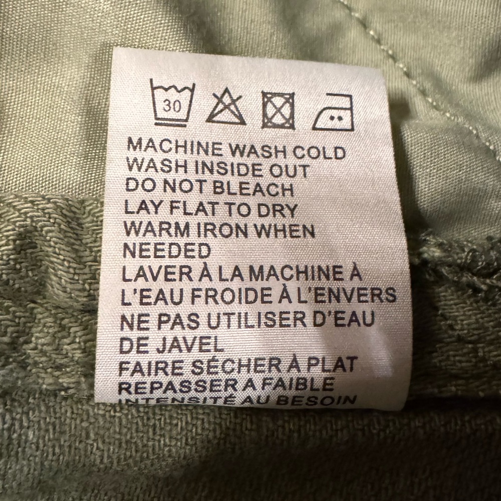 SR vs. Sandrine Rose x Free People Army Green Overalls Women’s Size Small - Picture 9 of 10